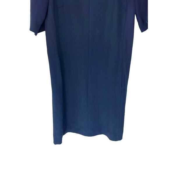 MM Lafleur The Lancia Sheath Dress Navy Business Career Office Work Size 8 - Picture 5 of 14